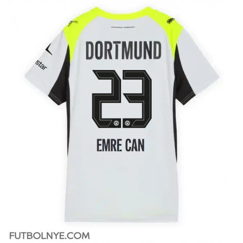 Camiseta Borussia Dortmund Emre Can #23 Visitante Equipación para mujer 2025-26 manga corta